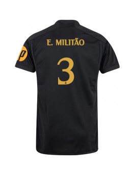 Real Madrid Eder Militao #3 Ausweichtrikot 2023-24 Kurzarm